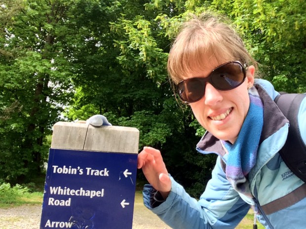 Hiking up Tobin's Track, Arrowtown