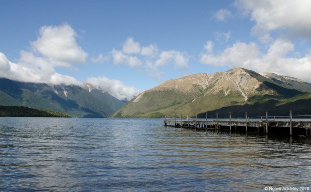 Jetty across Nelson Lakes