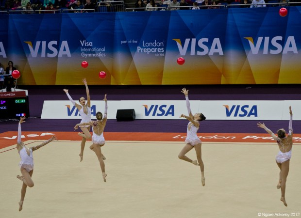 London Prepares Rhythmic Gymnastics - Group Ball