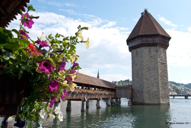 Bridge in Lucerne, Switzerland