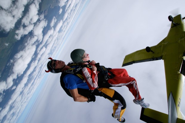 Jumping out of the plane