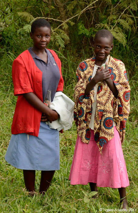 People on the roadside, Kenya