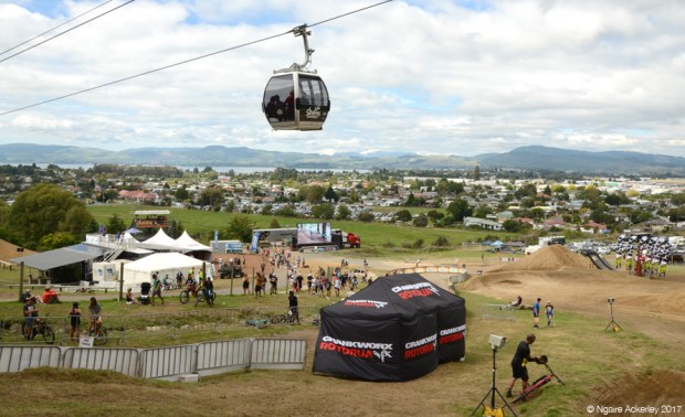 Crankworx grounds at Skyline Rotorua