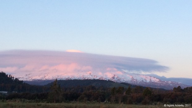 Mt. Ruapehu at dusk