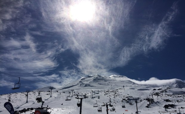 View up Turora skifield