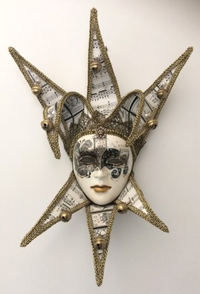 A mask from Venice, packed away for 11 years.