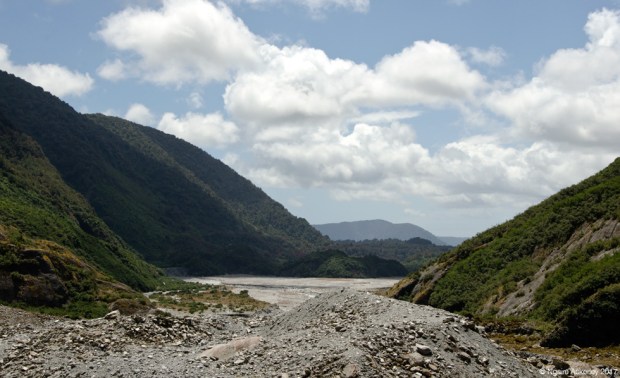 Valley that Franz Josef Glacier is in
