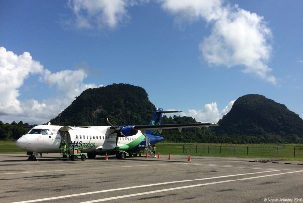 Last flight to Mulu National Park