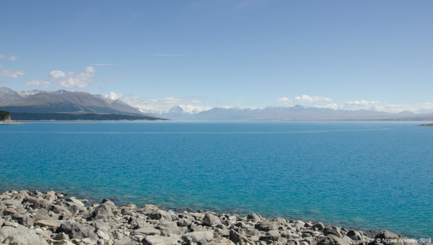 Lake Pukaki - brilliant blue